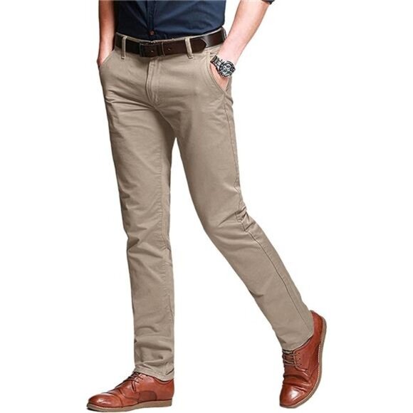 Men's Slim Tapered Stretchy Casual Pants
